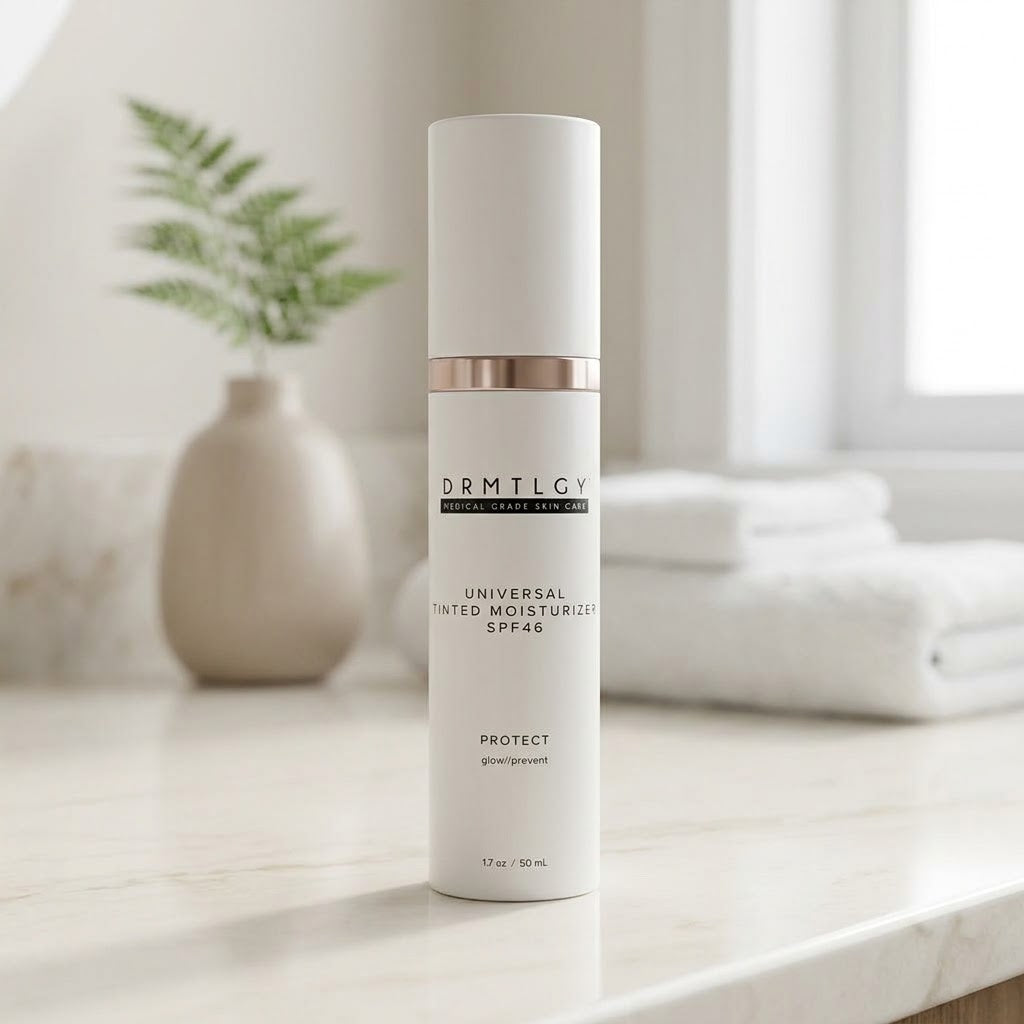 DRMTLGY Tinted Moisturizer with SPF 46. Universal Tint. All-In-One Face Sunsc