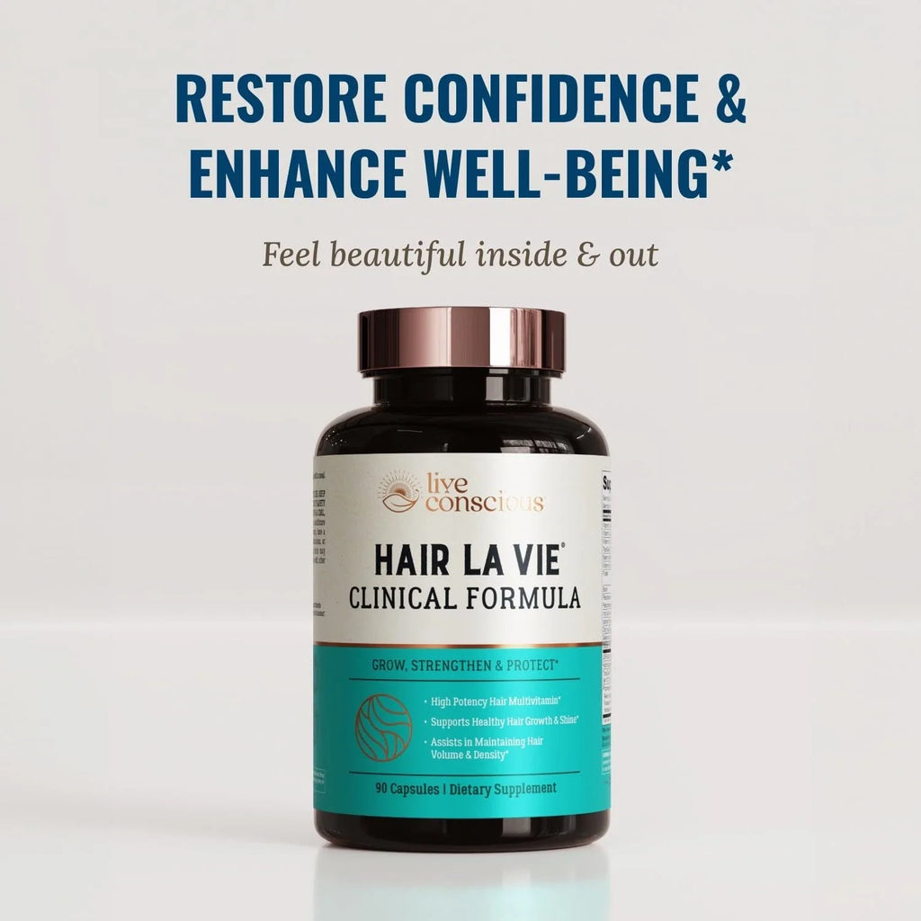Hair La Vie Clinical Formula Hair Vitamins for Hair Regrowth, 90 Caps