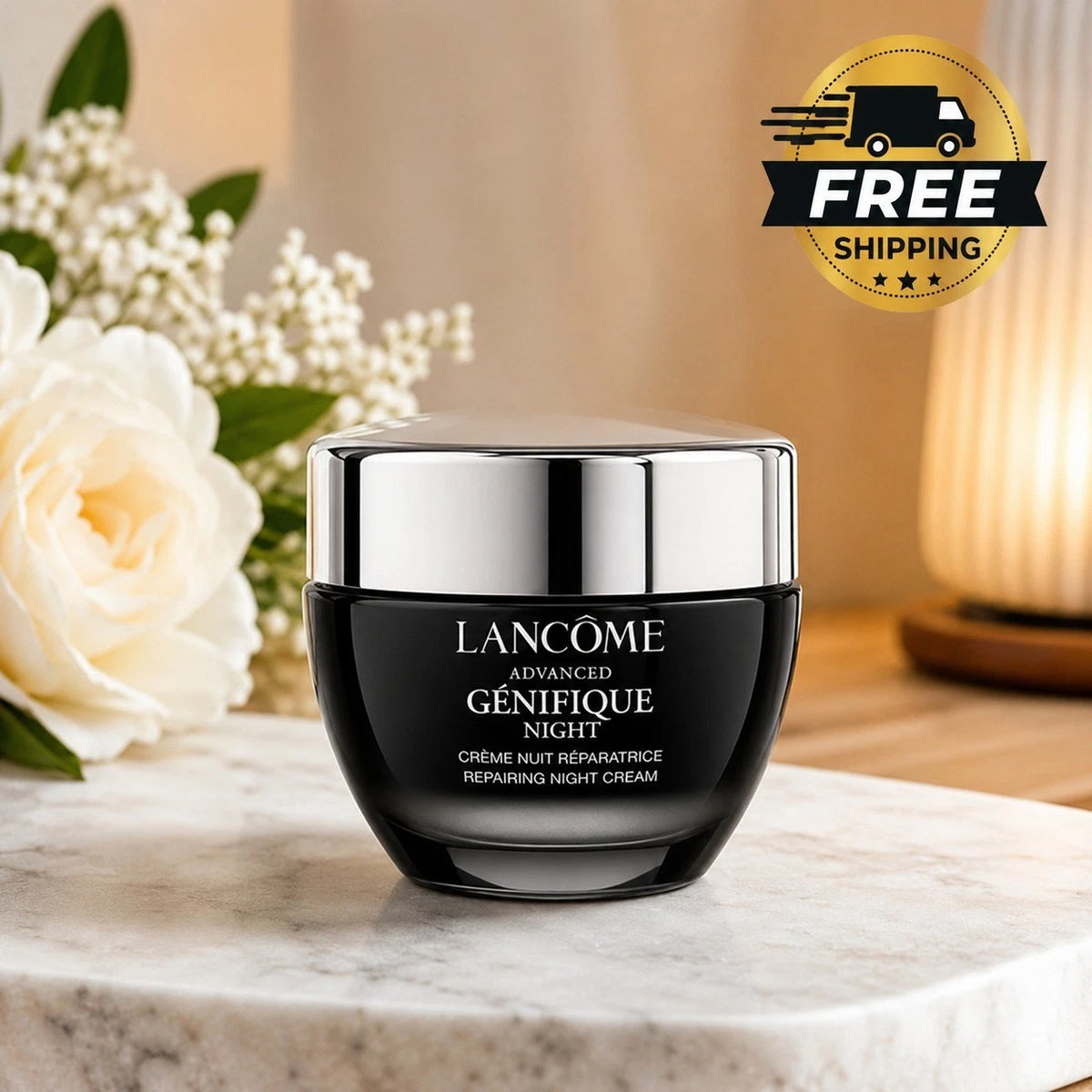 Lancôme Advanced Génifique Repairing Night Cream 1.69oz 50ml