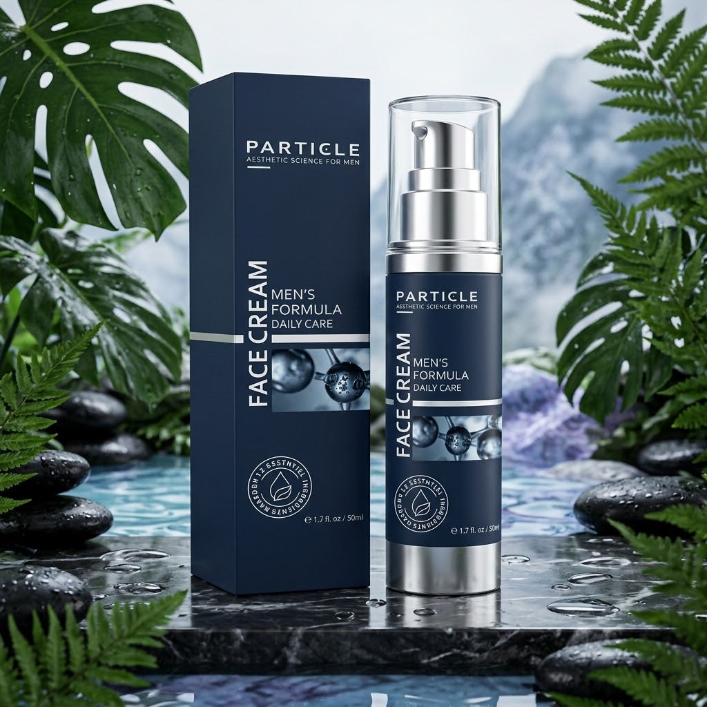 Particle Men's Face Cream Moisturizer Anti Aging Daily Skin Care 50ml 1.7oz